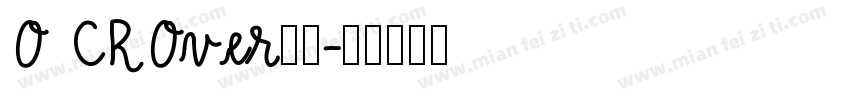 O CROver字体字体转换